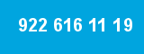 922 616 11 19